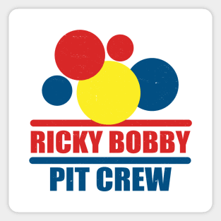 Ricky Bobby Pit Crew logo Sticker